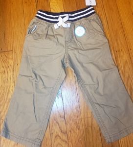 Carter's drawstring khaki pants size 18 month…